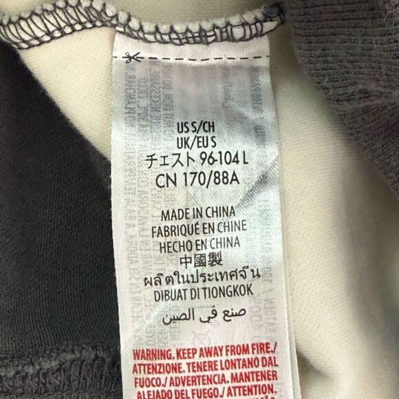 Disneyland Spirit Jersey Jacket Full Zip Up Spellout Grey - Unisex US S - Picture 7 of 9